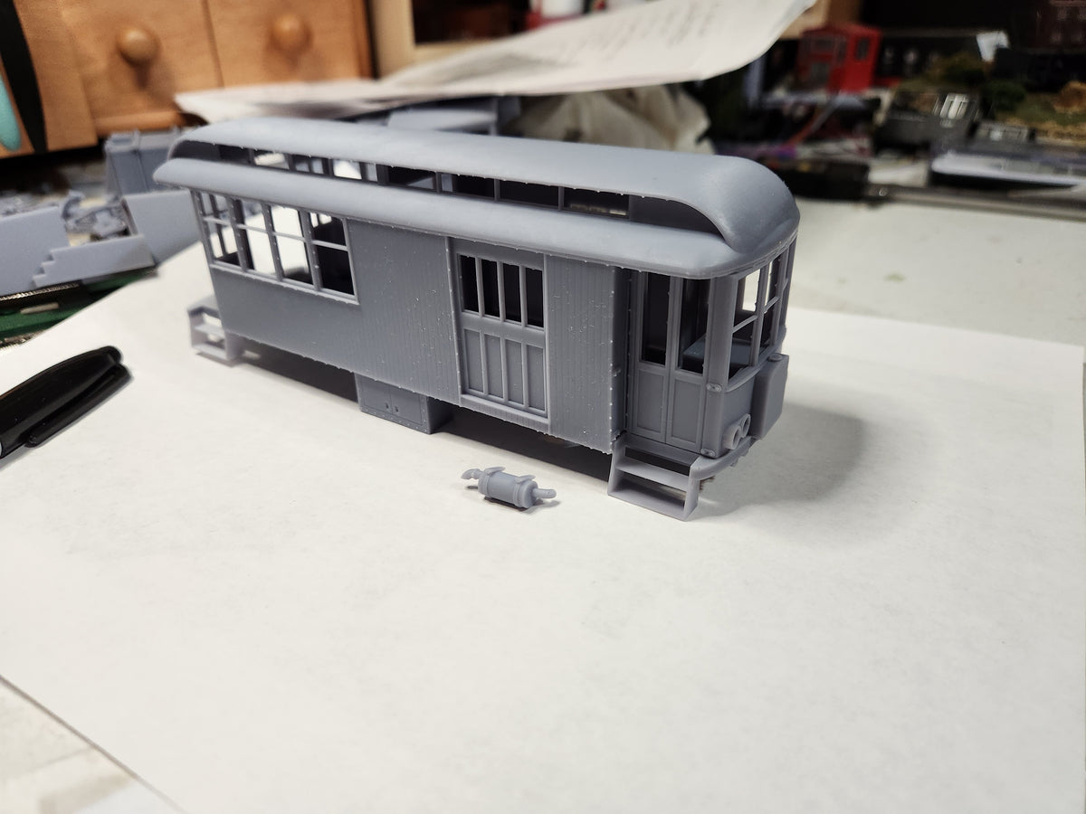 Gas Streetcar Kit 3D printed For Athearn SW7 Mechanism
